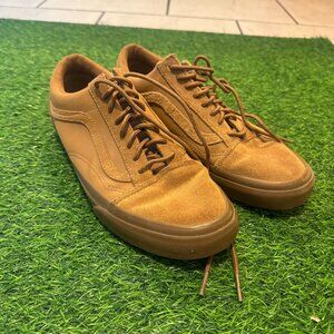 Brown Vans Old Skool Suede Sneakers (Men’s 8)